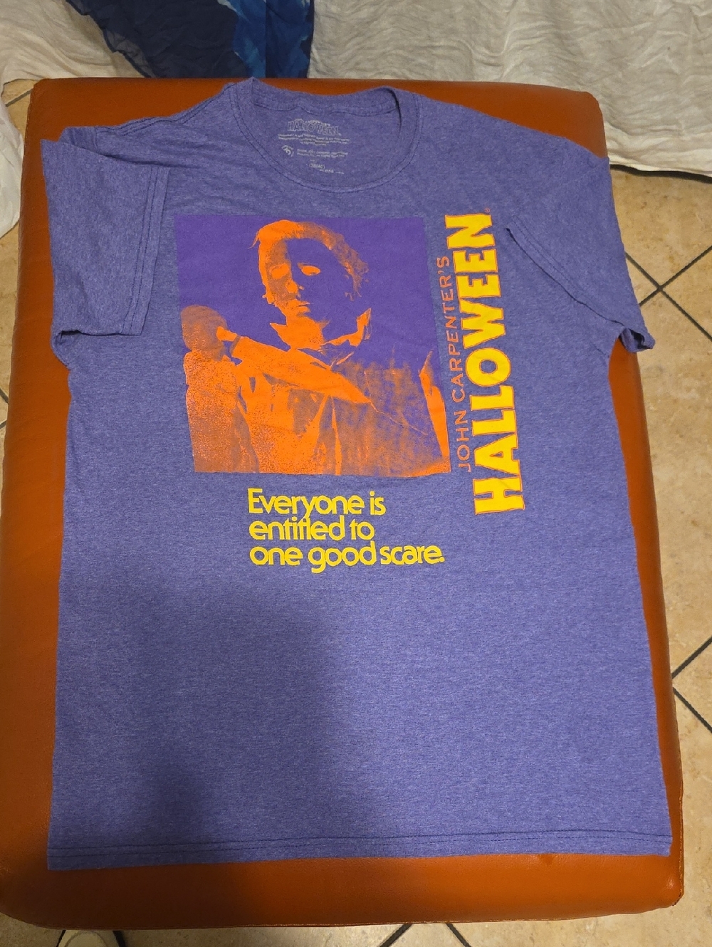 John Carpenter's Halloween Graphic Tee - Purple